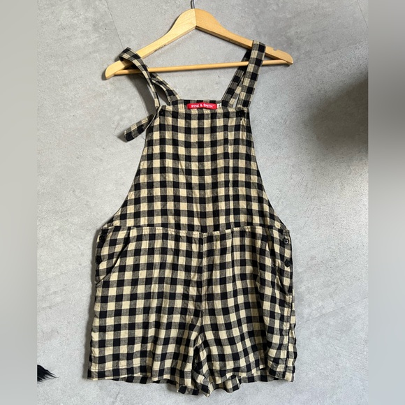 Pyne & Smith Shortalls in Montmartre Check - Picture 6 of 9